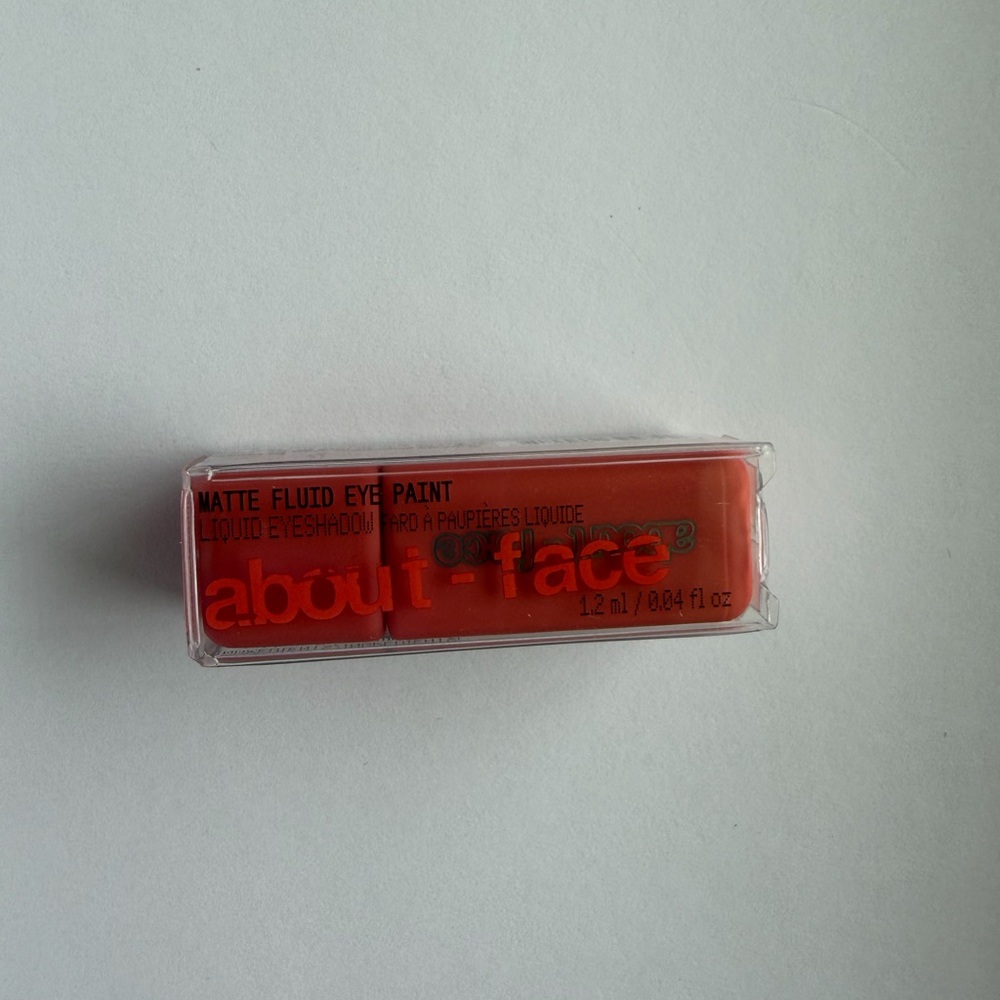 About Face Matte Fluid Eye Paint in Marigold (NIB)